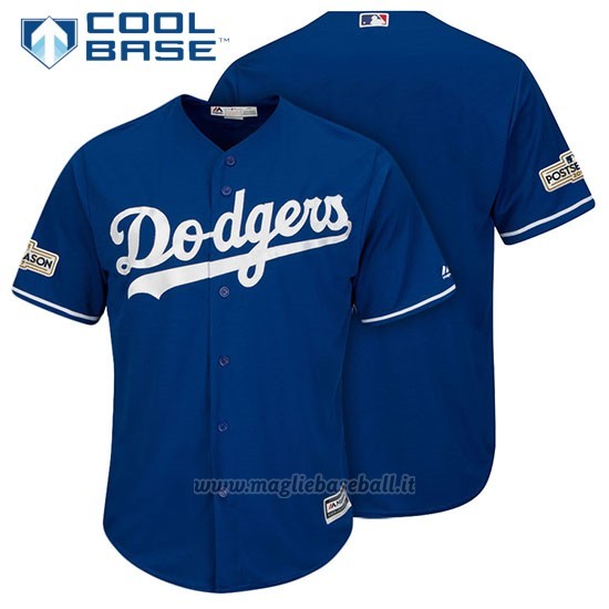 Maglia Baseball Uomo Los Angeles Dodgers 2017 Postseason Cool Base